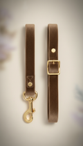 Enamel Accent Velvet Collar