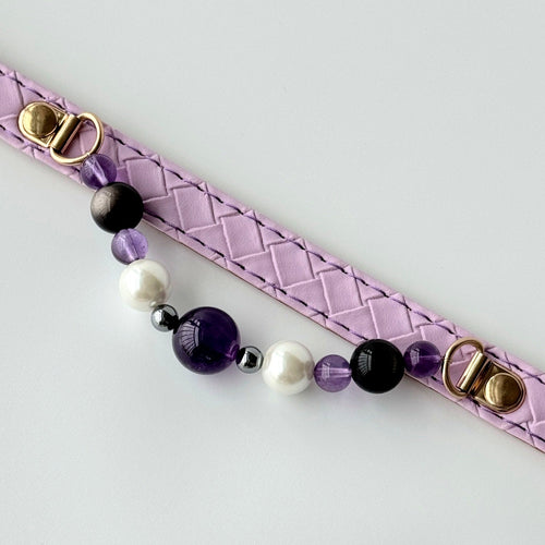 BARYON Violet Dusk Daily Ritual Collar stone sequence detail
